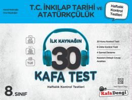 8. Sınıf İnkilap Tarihi 30 Kafa Test