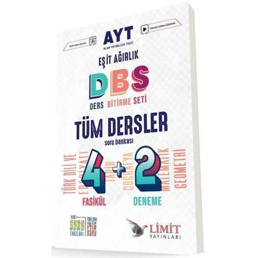 AYT Eşit Ağırlık Tüm Dersler 4+2 Soru Bankası
