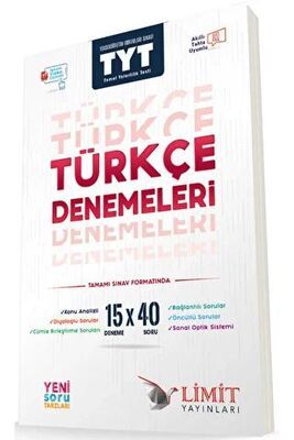 Limit Yayınları TYT Türkçe 15x40 Denemeleri