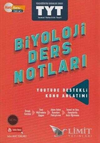Limit Yayınları TYT Biyoloji Ders Notları