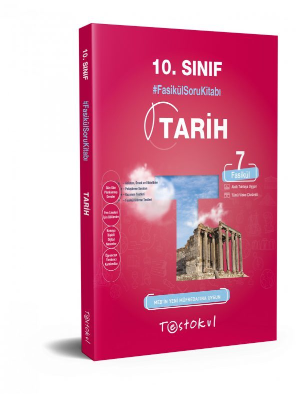 10.Sınıf Tarih Fasikül Soru Kitabı Test Okul Yayınları