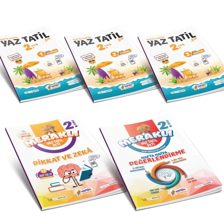 2. Sınıf Meraklı Hafta Hafta Yaz Tatili