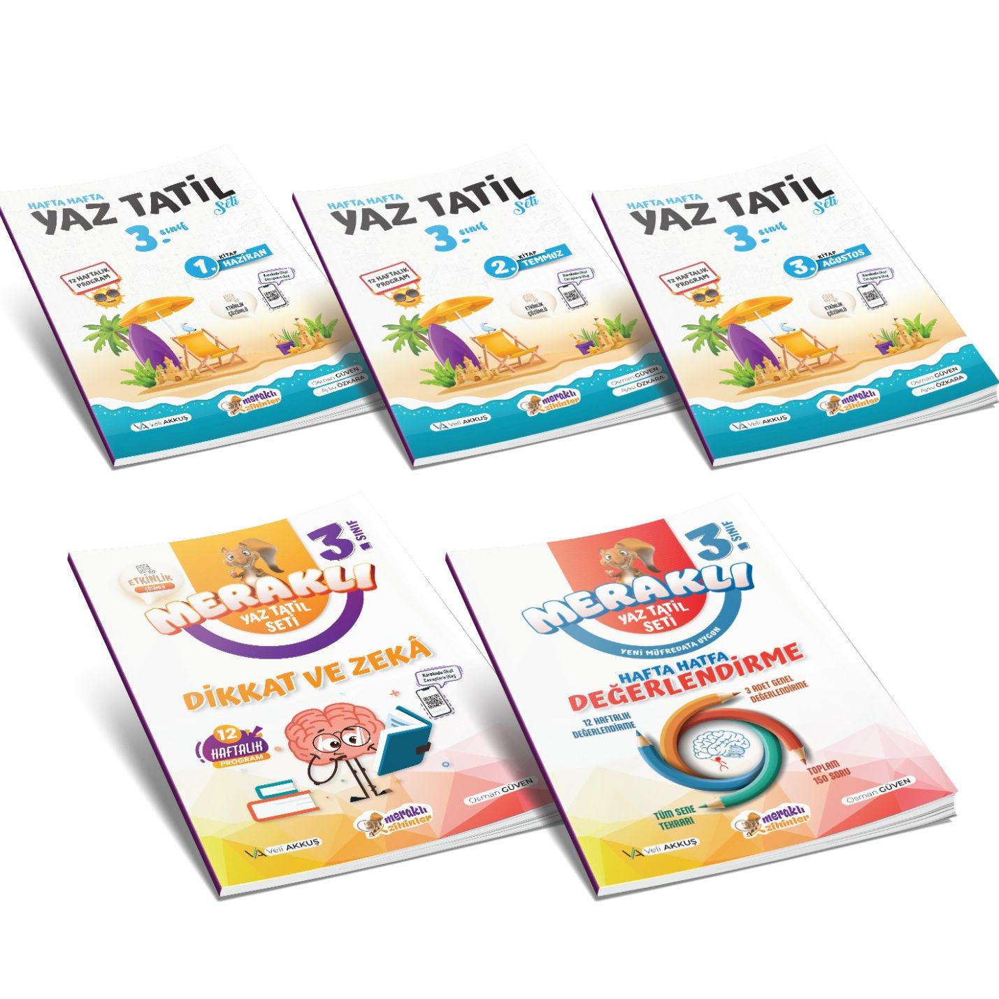 3. Sınıf Meraklı Hafta Hafta Yaz Tatili