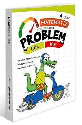 4. Sınıf Matematik Problem Kur - Çöz Kitabı Öğretmen Evde Yayınları