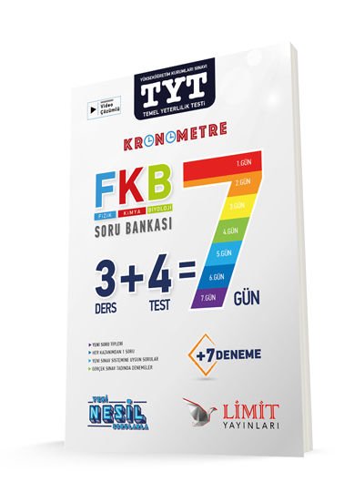 TYT Kronometre FKB Fizik Kimya Biyoloji Soru Bankası Limit Yayınları