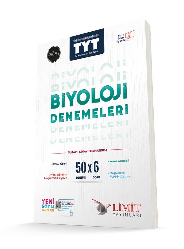 TYT Biyoloji 50x6 Denemeleri Limit Yayınları