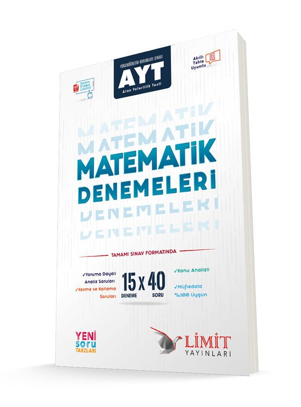 AYT 15 Li Matematik Denemeleri Limit Yayınları