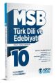 2024 10. Sınıf Türk Dili ve Edebiyatı Güncel MSB Modüler Soru Bankası Eğitim Vadisi