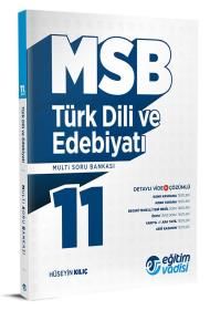 2024 11. Sınıf Türk Dili ve Edebiyatı Güncel MSB Modüler Soru Bankası Eğitim Vadisi Yayınları
