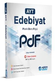 2024 Eğitim Vadisi AYT Edebiyat Güncel PDF Planlı Ders Föyü