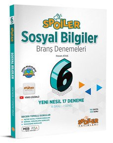 6.Sınıf Spoiler Sosyal Bilgiler Branş Denemeleri Spoiler Yayınları