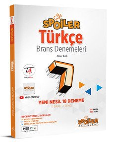 7.Sınıf Spoiler Türkçe Branş Denemeleri Spoiler Yayınları