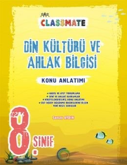 8. Sınıf Classmate Din Kültürü Ve Ahlak Bilgisi Konu Anlatımı
