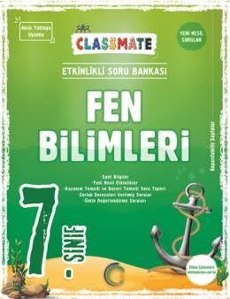 7. Sınıf Classmate Fen Bilimleri Soru Bankası