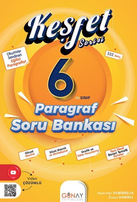6. Sınıf Keşfet Serisi Paragraf Soru Bankası