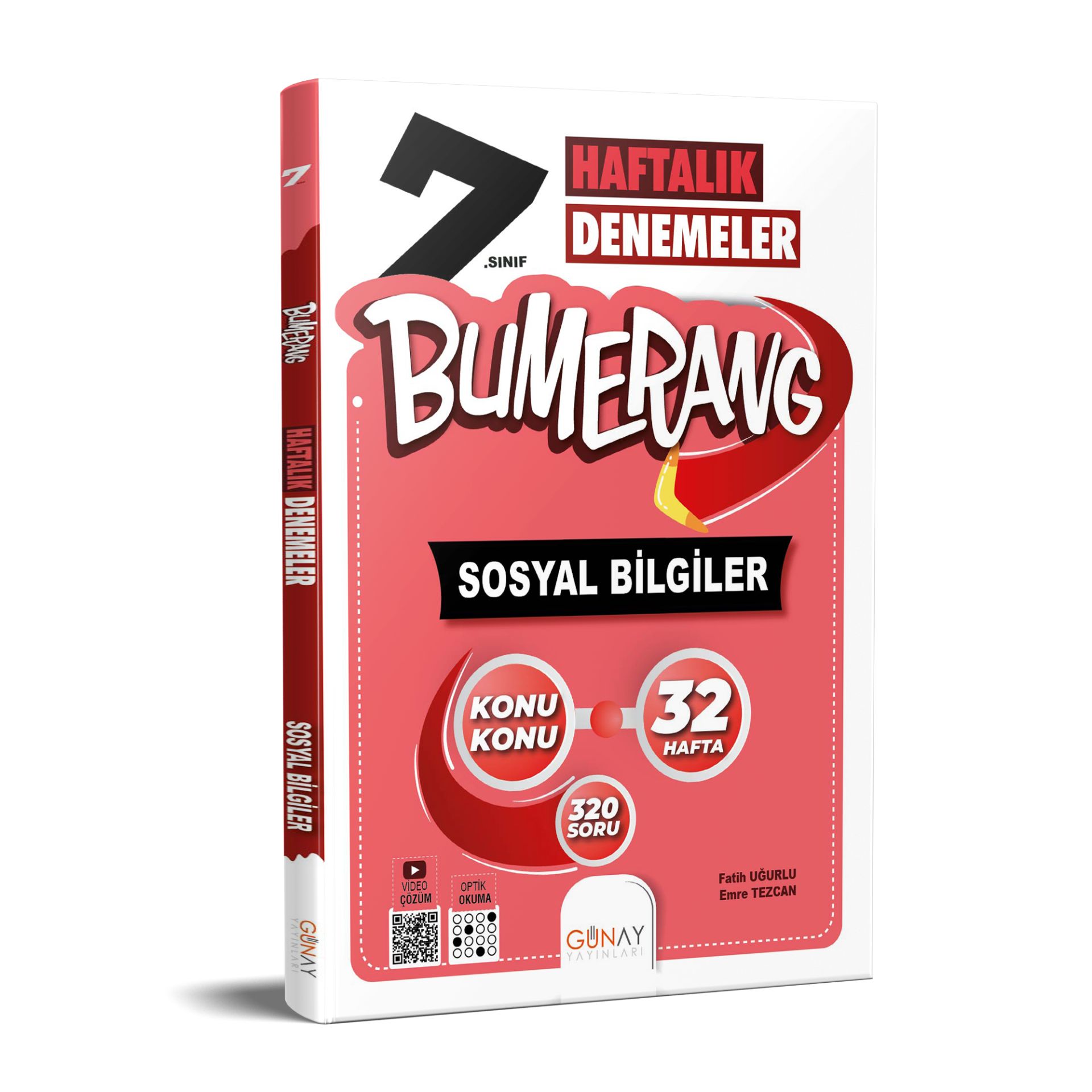 7. Sınıf Sosyal Bilgiler Bumerang Haftalık Denemeler