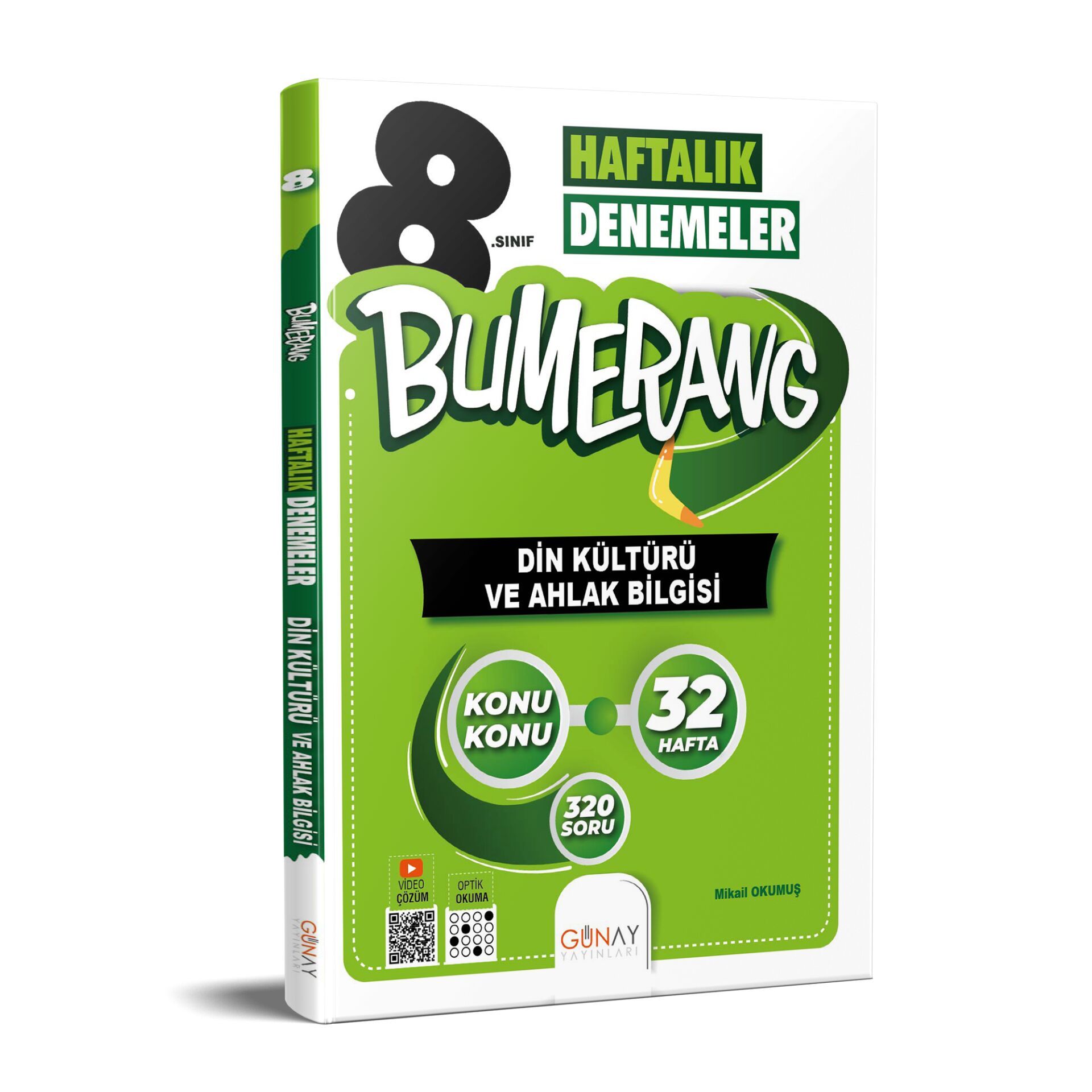 8. Sınıf Din Kültürü ve Ahlak Bilgisi Bumerang Konu Konu Haftalık Denemeler