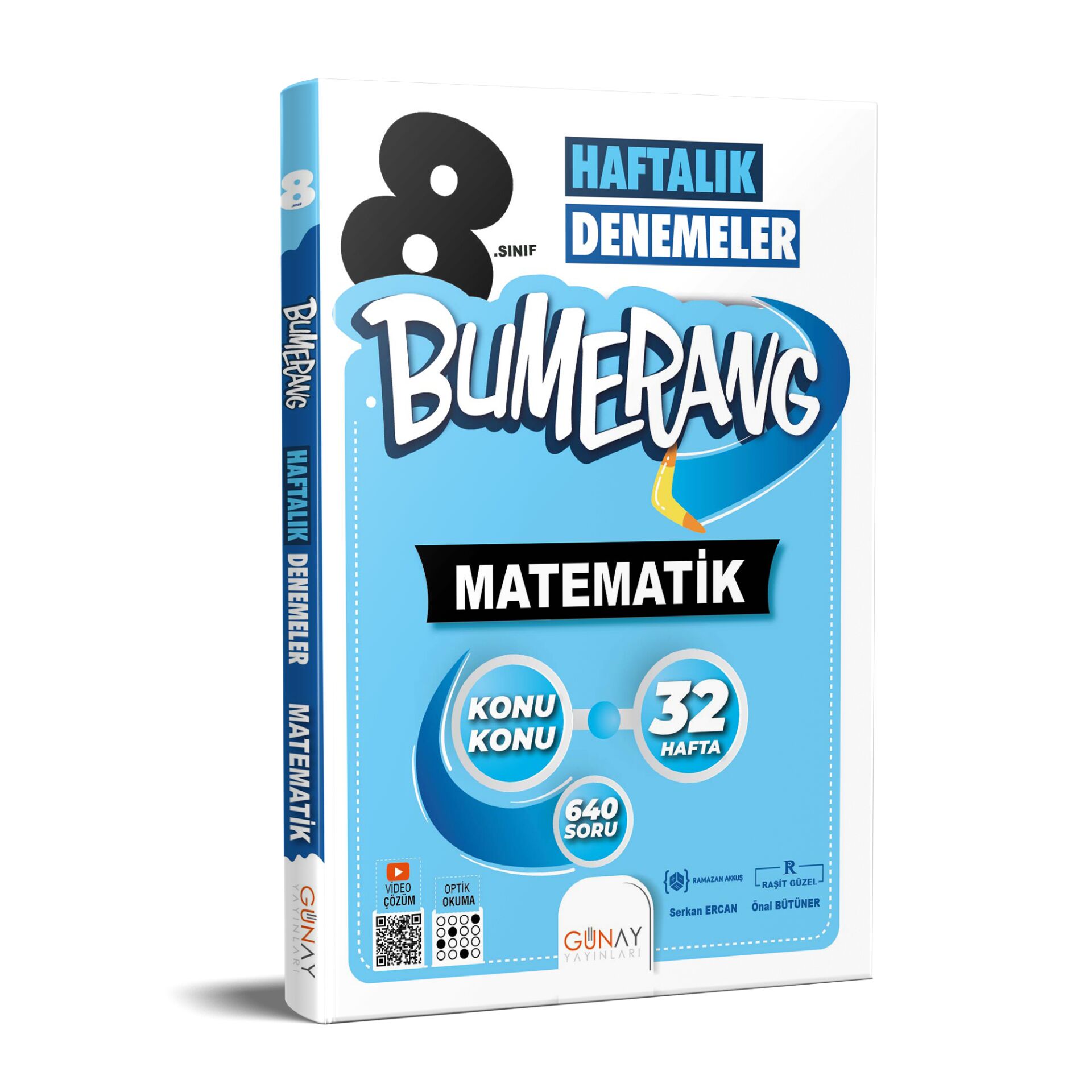 8. Sınıf Matematik Bumerang Konu Konu Haftalık Denemeler