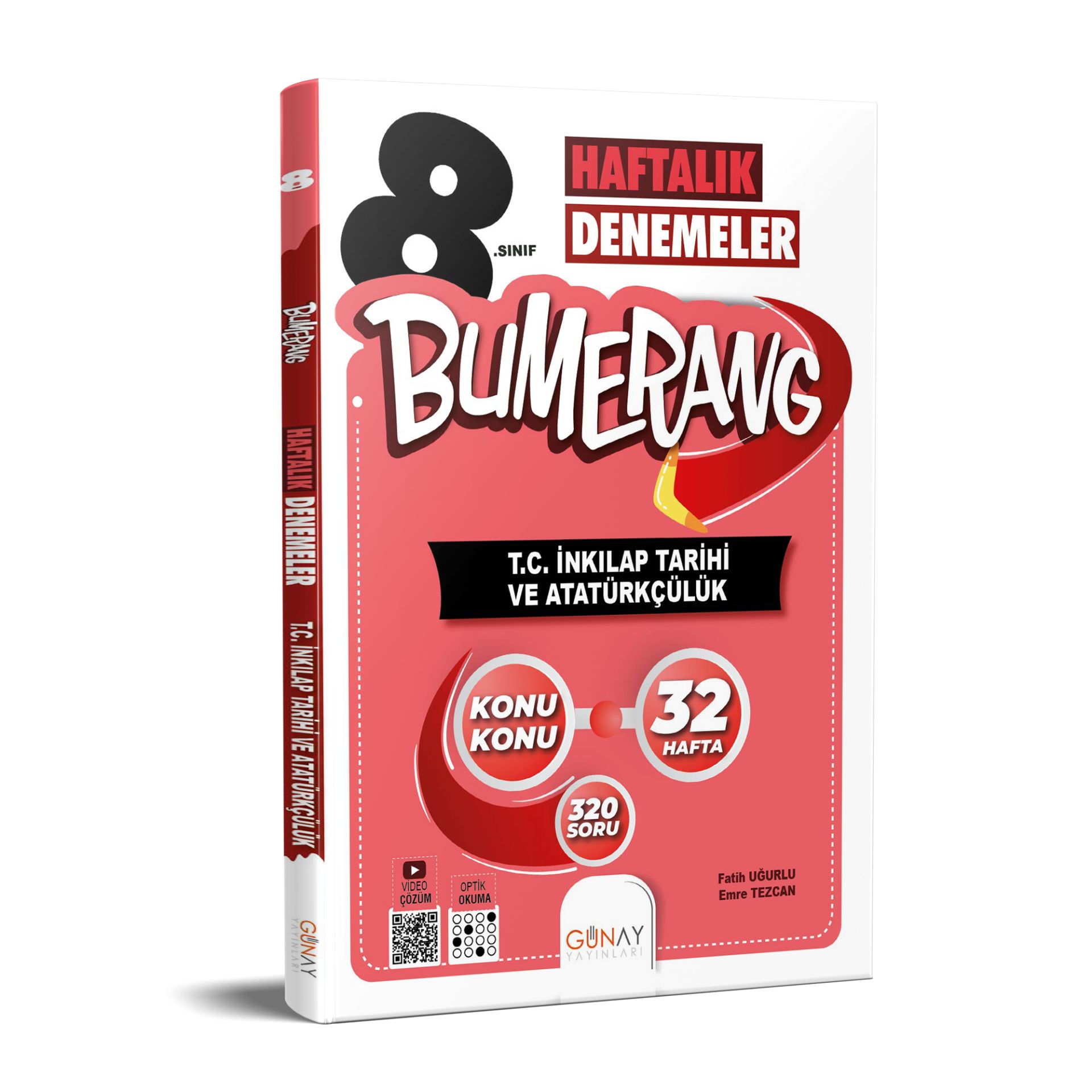 8.Sınıf LGS Bumerang 32 Haftalık T.C İnkılap Tarihi ve Atatürkçülük Denemeleri
