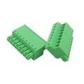 Term. Block 3.81mm 8P Female Green 180° [KF2EDGKC]