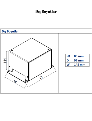 EMC Filtre 30A - FLA30P 3 FAZ