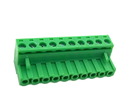 Term. Block 5.08mm 10P Female Green STR [KF2EDGK]