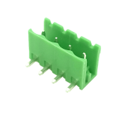 Term. Block 5.08mm 4P Male Green 90° [KF2EDGR]
