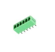 Term. Block 3.81mm 6P Male Green 180° [KF2EDGV]