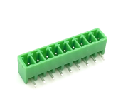 Term. Block 3.81mm 9P Male Green 90° [KF2EDGR]