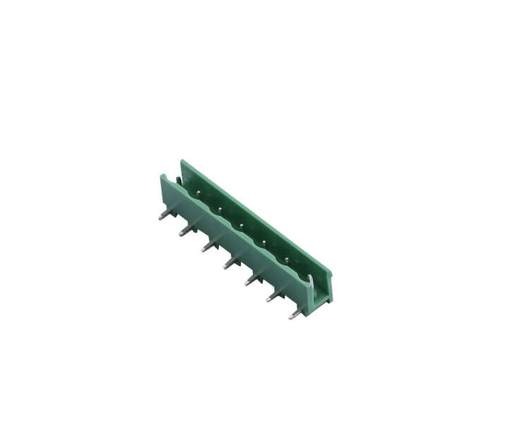 Term. Block 7.62mm 7P Male Green 90° [KF2EDGR]