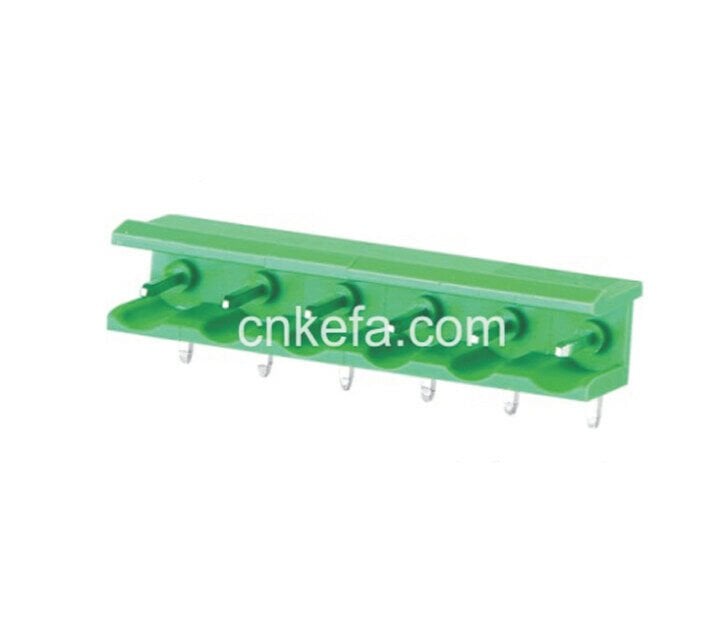 Term. Block 7.62mm 6P Male Green 90° [KF2EDGR]
