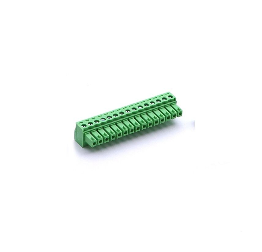 Term. Block 3.81mm 15P Female Green STR [ KF2EDGK ]