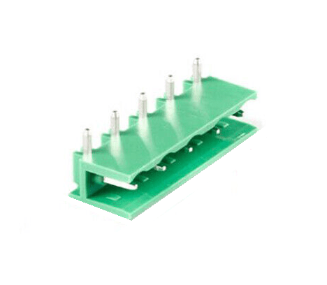 Term. Block 7.62mm 5P Male Green 90° [KF2EDGR]