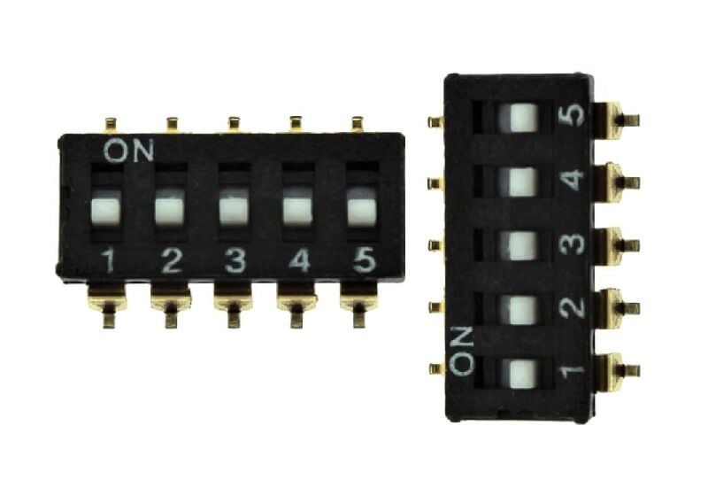 DS1040-05SBWB  5pin smd  dıp switch
