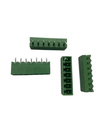 Term.Block Male 3.81mm 7p 180° 4Side Green (KF2EDG 3.81)