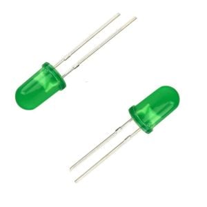 5mm Yuvarlak Yeşil Led