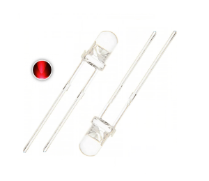 3mm Yuvarlak Kırmızı Led