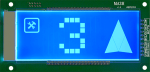 Yatay Mavi Dot Matrix LCD