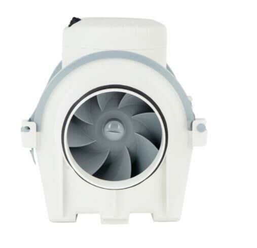 S&P TD Evo-200 Plastik Yuvarlak Karma Akışlı Kanal Tipi Fan [900m³/h]