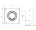 EA 1010 PLASTİK FAN 100 M3