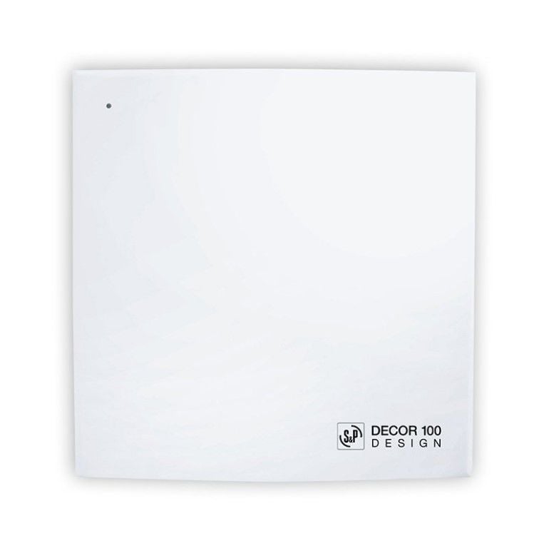 S&P Decor-100 C Design Tuvalet Banyo Fanı  [80m³/h]