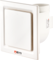 Bvn Bahçıvan Bpr 1012 Plastik Radyal Banyo Tuvalet Aspiratörü Standart (120m³/h)