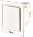 Bvn Bahçıvan Bpr 1015 Plastik Radyal Banyo&Tuvalet Aspiratörü (150m³/h)