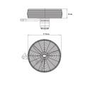 Bahçıvan BSV-D 750 75cm Siyah 3 Kanatlı Sanayi Tipi Duvar Vantilatör