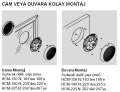 S&P HCM-N 180 Aksiyel Duvar/Pencere Tipi Fan (450m³/h)