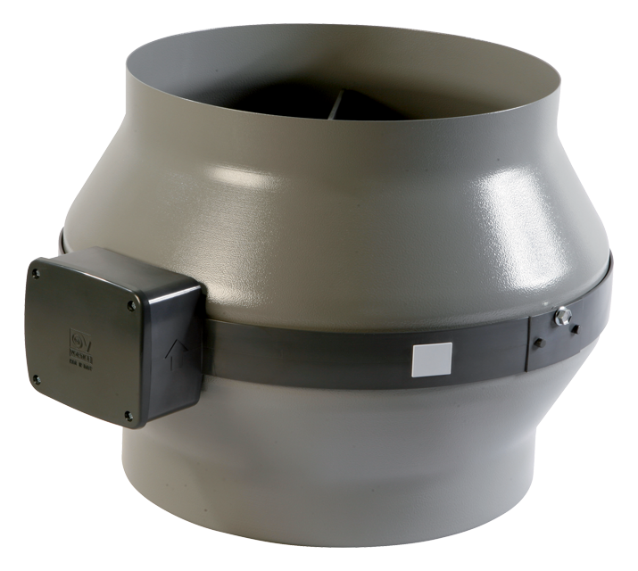 VORTICE CA 125 MD Metal Gövde Yuvarlak Kanal Tipi Radyal Fan,  280-450 m³/h debili fan