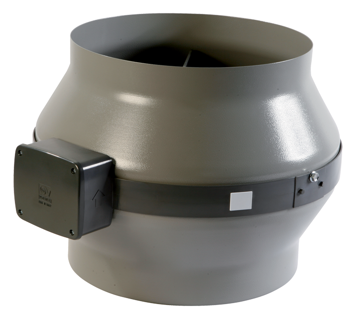 VORTICE CA  250  MD Metal Gövde Yuvarlak Kanal Tipi Radyal Fan, 950-1300 m3/h debili fan