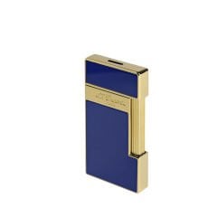 028005 St Dupont Slimmy Shiny Blue Lacquer Çakmak