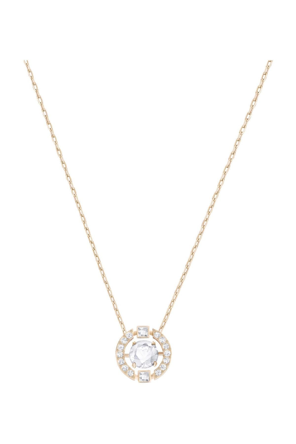 5272364 Swarovski Kolye Sparkling Dc:Necklace Czwh/Cry/Ros