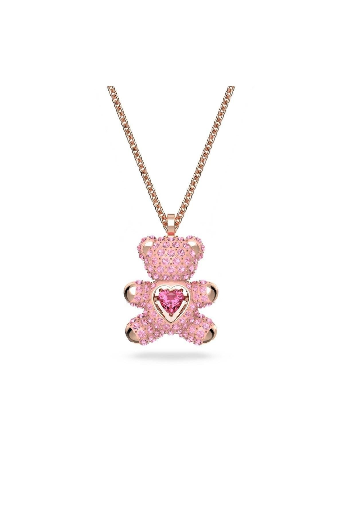 5642976 Swarovski Kolye Teddy:Pend Hrt Lros/Ros